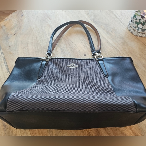 Coach Handbags - Coach Black and Brown Women's Tote Bag